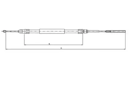 Трос, стояночная тормозная система TEXTAR купить