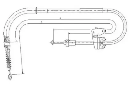 Трос, стояночная тормозная система TEXTAR купить