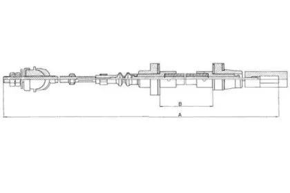 Трос, управление сцеплением TEXTAR купить