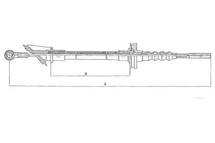 Трос, управление сцеплением TEXTAR купить