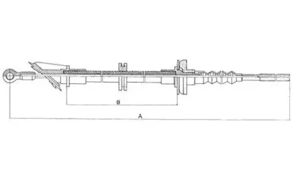 Трос, управление сцеплением TEXTAR купить