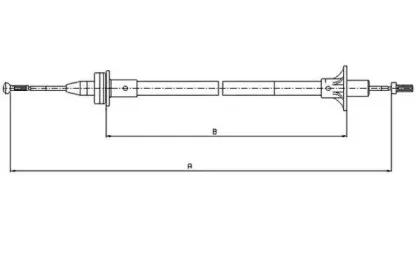 Трос, управление сцеплением TEXTAR купить