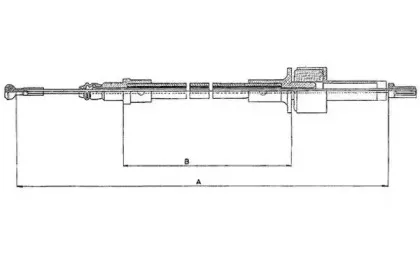 Трос, управление сцеплением TEXTAR купить