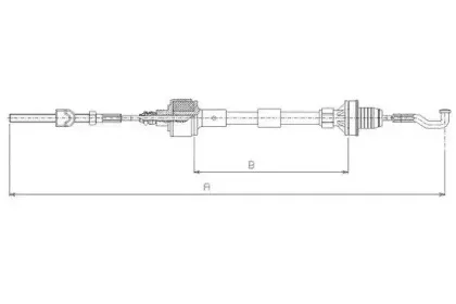 Трос, управление сцеплением TEXTAR купить