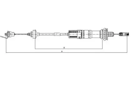 Трос, управление сцеплением TEXTAR купить