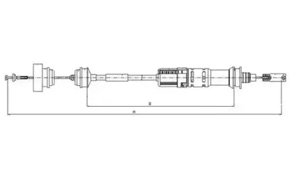 Трос, управление сцеплением TEXTAR купить
