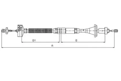 Трос, управление сцеплением TEXTAR купить