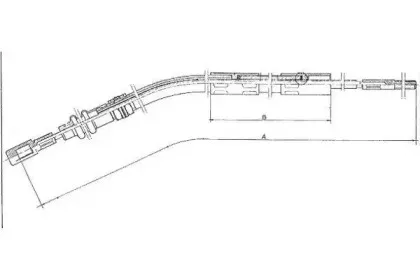 Трос, управление сцеплением TEXTAR купить