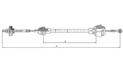 Трос, управление сцеплением TEXTAR купить