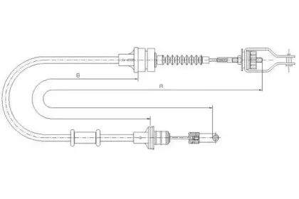 Трос, управление сцеплением TEXTAR купить