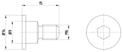Болт, диск тормозного механизма TEXTAR купить