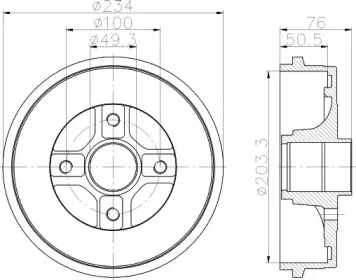 Тормозной барабан TEXTAR купить
