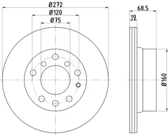 Тормозной диск TEXTAR купить