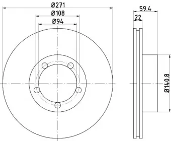 Тормозной диск TEXTAR купить