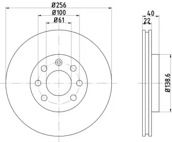 Тормозной диск TEXTAR купить