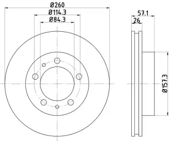 Тормозной диск TEXTAR купить