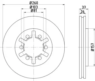 Тормозной диск TEXTAR купить