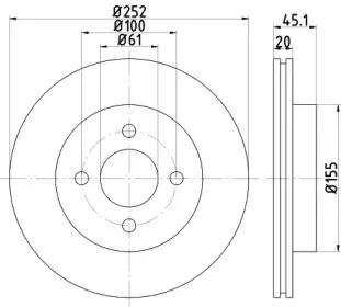 Тормозной диск TEXTAR купить