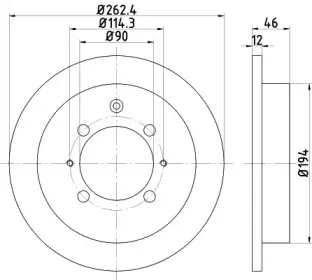 Тормозной диск TEXTAR купить