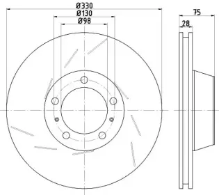 Тормозной диск TEXTAR купить