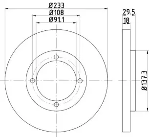 Тормозной диск TEXTAR купить