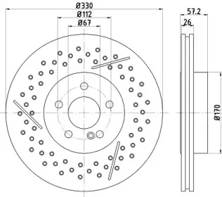 Тормозной диск TEXTAR купить