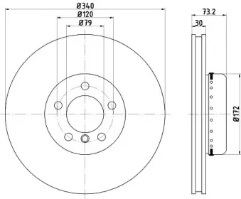 Тормозной диск TEXTAR купить