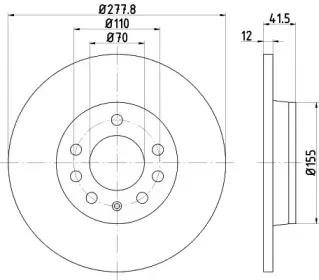 Тормозной диск TEXTAR купить