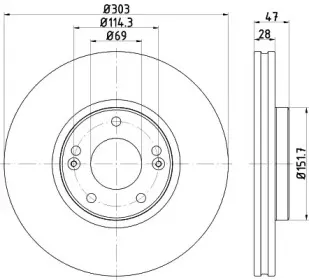 Тормозной диск TEXTAR купить
