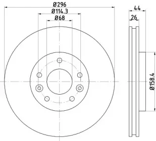 92274203 TEXTAR Диск гальмівний TEXTAR купить