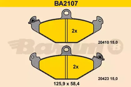 Комплект тормозных колодок, дисковый тормоз BARUM купить