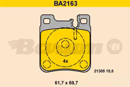 Комплект тормозных колодок, дисковый тормоз BARUM купить