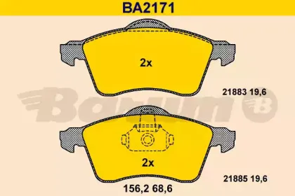 Комплект тормозных колодок, дисковый тормоз BARUM купить