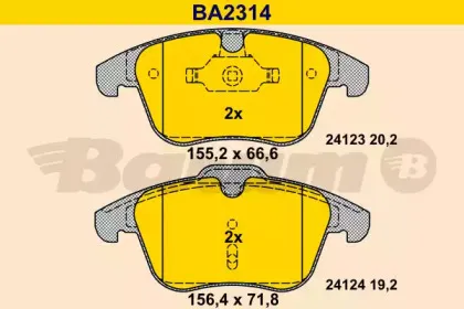 Комплект тормозных колодок, дисковый тормоз BARUM купить