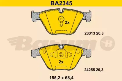 Комплект тормозных колодок, дисковый тормоз BARUM купить