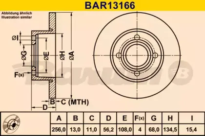 Тормозной диск BARUM купить