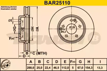 Тормозной диск BARUM купить