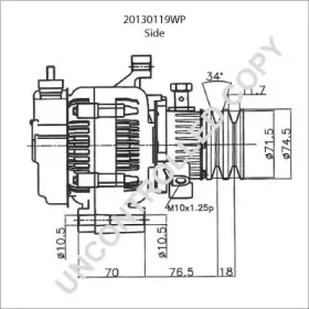 Генератор PRESTOLITE ELECTRIC купить