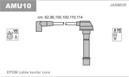 Комплект проводов зажигания JANMOR купить