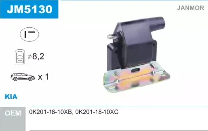 Катушка зажигания JANMOR купить