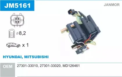 Катушка зажигания JANMOR купить