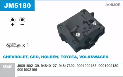Катушка зажигания JANMOR купить