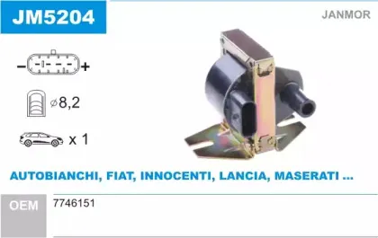 Катушка зажигания JANMOR купить