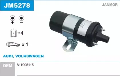 Катушка зажигания JANMOR купить