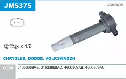 Катушка зажигания JANMOR купить