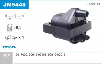 Катушка зажигания JANMOR купить