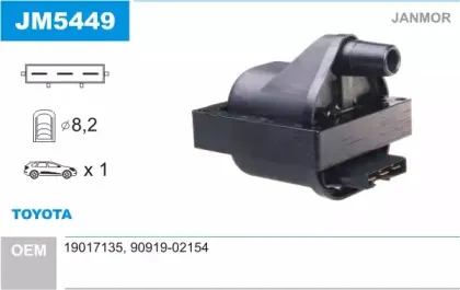 Катушка зажигания JANMOR купить