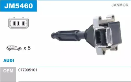 Катушка зажигания JANMOR купить