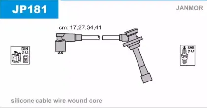 Комплект проводов зажигания JANMOR купить