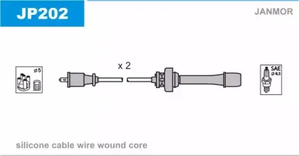 Комплект проводов зажигания JANMOR купить
